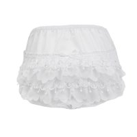 FP26-W: White Frilly Pant (0-18 Months)